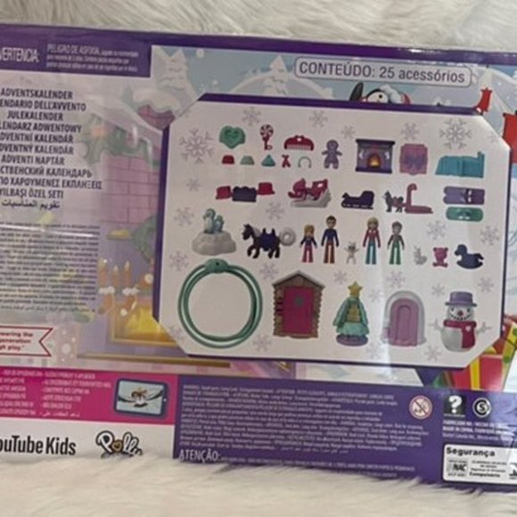 BRAND NEW 2021 Polly Pocket Holiday Christmas Advent Calendar - Picture 3 of 5